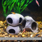 Maxbell Maxbell Aquarium Hideaway Rock Crafts Fish Tank Ornament for Fish Tank Home Tabletop 9.5cmx7cmx5.2cm