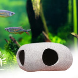 Maxbell Maxbell Aquarium Hideaway Rock Crafts Fish Tank Ornament for Fish Tank Home Tabletop 9.5cmx7cmx5.2cm