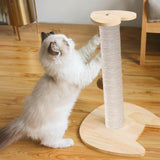 Maxbell Maxbell Cat Scratch Post Wear Resistant Playing Toy Interactive Toy Scratcher Column Gray