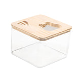 Maxbell Maxbell Hamster Sand Bath Box Habitat Decor Pet Toilet for Ferret Hedgehog Squirrels square