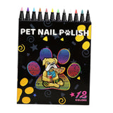 Maxbell Maxbell Dog Nail Polish Pen for Puppy and Cat Quick Drying 3 in 1 Water based Brush Tip