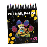 Maxbell Maxbell Dog Nail Polish Pen for Puppy and Cat Quick Drying 3 in 1 Water based Brush Tip