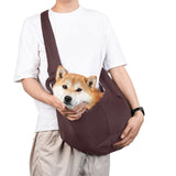 Maxbell Maxbell Pet Sling Carrier Comfortable Carrying Tote for Outdoor Shopping Daily Walks coffee