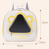 Maxbell Maxbell Cat Carrier Backpack for Dogs Puppy Rabbits Cat Puppy Bag for Travel Outdoor Yellow
