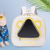 Maxbell Maxbell Cat Carrier Backpack for Dogs Puppy Rabbits Cat Puppy Bag for Travel Outdoor Yellow