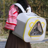 Maxbell Maxbell Cat Carrier Backpack for Dogs Puppy Rabbits Cat Puppy Bag for Travel Outdoor Yellow