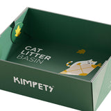 Maxbell Maxbell Disposable Cat Litter Box Travel Kitten Potty Toilet for Hamster Rabbit Cats L dark green