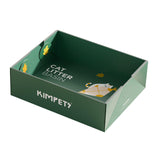 Maxbell Maxbell Disposable Cat Litter Box Travel Kitten Potty Toilet for Hamster Rabbit Cats L dark green