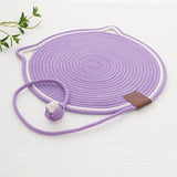 Maxbell Maxbell Cat Scratch Mat Pet Supplies Cat Scratching Pad for Indoor Cats Couch Stairs Purple