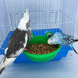 Maxbell Maxbell Parrot Feeding Dispenser Food Water Feeding Bowl for Lovebirds Small Parrots