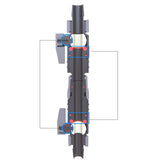 Maxbell Maxbell Aquarium Hose Valve Replacement Aquarium System Aquarium Water Control Valve for 12 to 16mm