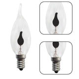 Maxbell Maxbell E14 Flame Shaped Light Bulb Replacement Bulb for Dining Room Bedroom Outdoor 118mm