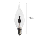 Maxbell Maxbell E14 Flame Shaped Light Bulb Replacement Bulb for Dining Room Bedroom Outdoor 118mm