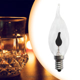 Maxbell Maxbell E14 Flame Shaped Light Bulb Replacement Bulb for Dining Room Bedroom Outdoor 118mm