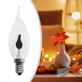 Maxbell Maxbell E14 Flame Shaped Light Bulb Replacement Bulb for Dining Room Bedroom Outdoor 118mm