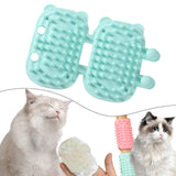 Maxbell Maxbell Pet Rubbing Corner Grooming Comb Cat Grooming Shedding Brush for Indoor Cats Green