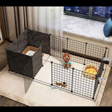 Maxbell Maxbell Dog Cage Yard Fence Play Detachable Puppy Playpen for Rabbit Hedgehog Indoor 165cmx75cmx47cm