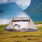 Maxbell Maxbell Dog Tent House with Storage Pouch Pet Enclosure for Park Deck Outdoor Indoor yellow