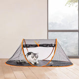 Maxbell Maxbell Dog Tent House with Storage Pouch Pet Enclosure for Park Deck Outdoor Indoor yellow