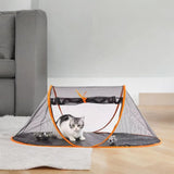 Maxbell Maxbell Dog Tent House with Storage Pouch Pet Enclosure for Park Deck Outdoor Indoor yellow