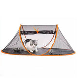 Maxbell Maxbell Dog Tent House with Storage Pouch Pet Enclosure for Park Deck Outdoor Indoor yellow