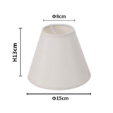 Lamp Shade Cloth Light Cover Floor Lamp Lampshade for Bedroom Home Apartment White