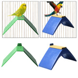 Maxbell Maxbell 5 Pieces Pigeon Rest Stand Bird Standing Rack for Training Lovebirds Pigeons green