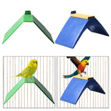 Maxbell Maxbell 5 Pieces Pigeon Rest Stand Bird Standing Rack for Training Lovebirds Pigeons green