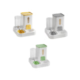 Maxbell Maxbell Food Feeder and Water Dispenser for Indoor Cats Automatic Pet Water Fountain Yellow