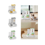Maxbell Maxbell Food Feeder and Water Dispenser for Indoor Cats Automatic Pet Water Fountain Yellow