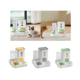 Maxbell Maxbell Food Feeder and Water Dispenser for Indoor Cats Automatic Pet Water Fountain Yellow