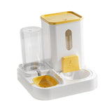 Maxbell Maxbell Food Feeder and Water Dispenser for Indoor Cats Automatic Pet Water Fountain Yellow