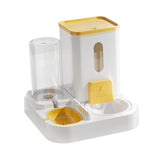 Maxbell Maxbell Food Feeder and Water Dispenser for Indoor Cats Automatic Pet Water Fountain Yellow
