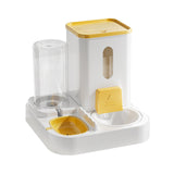 Maxbell Maxbell Food Feeder and Water Dispenser for Indoor Cats Automatic Pet Water Fountain Yellow