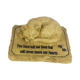 Maxbell Maxbell Cat Memorial Stone Lightweight Presents Sympathy Decoration Cat Grave Marker without Hole