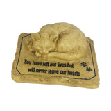 Maxbell Maxbell Cat Memorial Stone Lightweight Presents Sympathy Decoration Cat Grave Marker without Hole