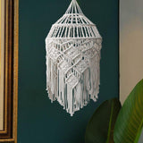 Maxbell Maxbell Boho Lamp Shade Gift Handmade Woven Lights Cover for Hotel Coffee Restaurant