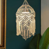 Maxbell Maxbell Boho Lamp Shade Gift Handmade Woven Lights Cover for Hotel Coffee Restaurant