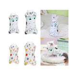 Maxbell Maxbell Cat Recovery Suit Cat Bodysuit Vest for Male and Female Dogs Female Cat Plant Pattern S