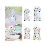 Maxbell Maxbell Cat Recovery Suit Cat Bodysuit Vest for Male and Female Dogs Female Cat Plant Pattern S