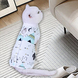 Maxbell Maxbell Cat Recovery Suit Cat Bodysuit Vest for Male and Female Dogs Female Cat Plant Pattern S