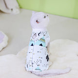 Maxbell Maxbell Cat Recovery Suit Cat Bodysuit Vest for Male and Female Dogs Female Cat Plant Pattern S