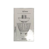 Maxbell Fish Pond Skimmer Basket Save Effort Easy Installation Debris Leaf Collector 90mm