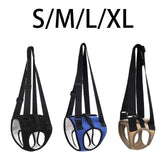 Maxbell Dog Carry Walking Auxiliary Belt Dog Walking Auxiliary Belt for Medium Large Dogs for Senior Dogs Elderly Dogs S black
