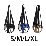 Maxbell Dog Carry Walking Auxiliary Belt Dog Walking Auxiliary Belt for Medium Large Dogs for Senior Dogs Elderly Dogs S black