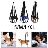 Maxbell Dog Carry Walking Auxiliary Belt Dog Walking Auxiliary Belt for Medium Large Dogs for Senior Dogs Elderly Dogs S black
