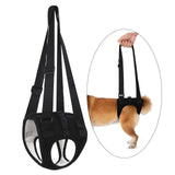 Maxbell Dog Carry Walking Auxiliary Belt Dog Walking Auxiliary Belt for Medium Large Dogs for Senior Dogs Elderly Dogs S black