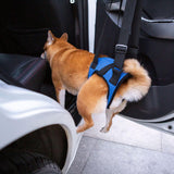 Maxbell Dog Carry Walking Auxiliary Belt Dog Walking Auxiliary Belt for Medium Large Dogs for Senior Dogs Elderly Dogs S blue