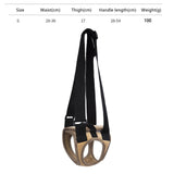 Maxbell Dog Carry Walking Auxiliary Belt Dog Walking Auxiliary Belt for Medium Large Dogs for Senior Dogs Elderly Dogs S beige