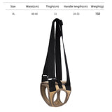 Maxbell Dog Carry Walking Auxiliary Belt Dog Walking Auxiliary Belt for Medium Large Dogs for Senior Dogs Elderly Dogs XL beige